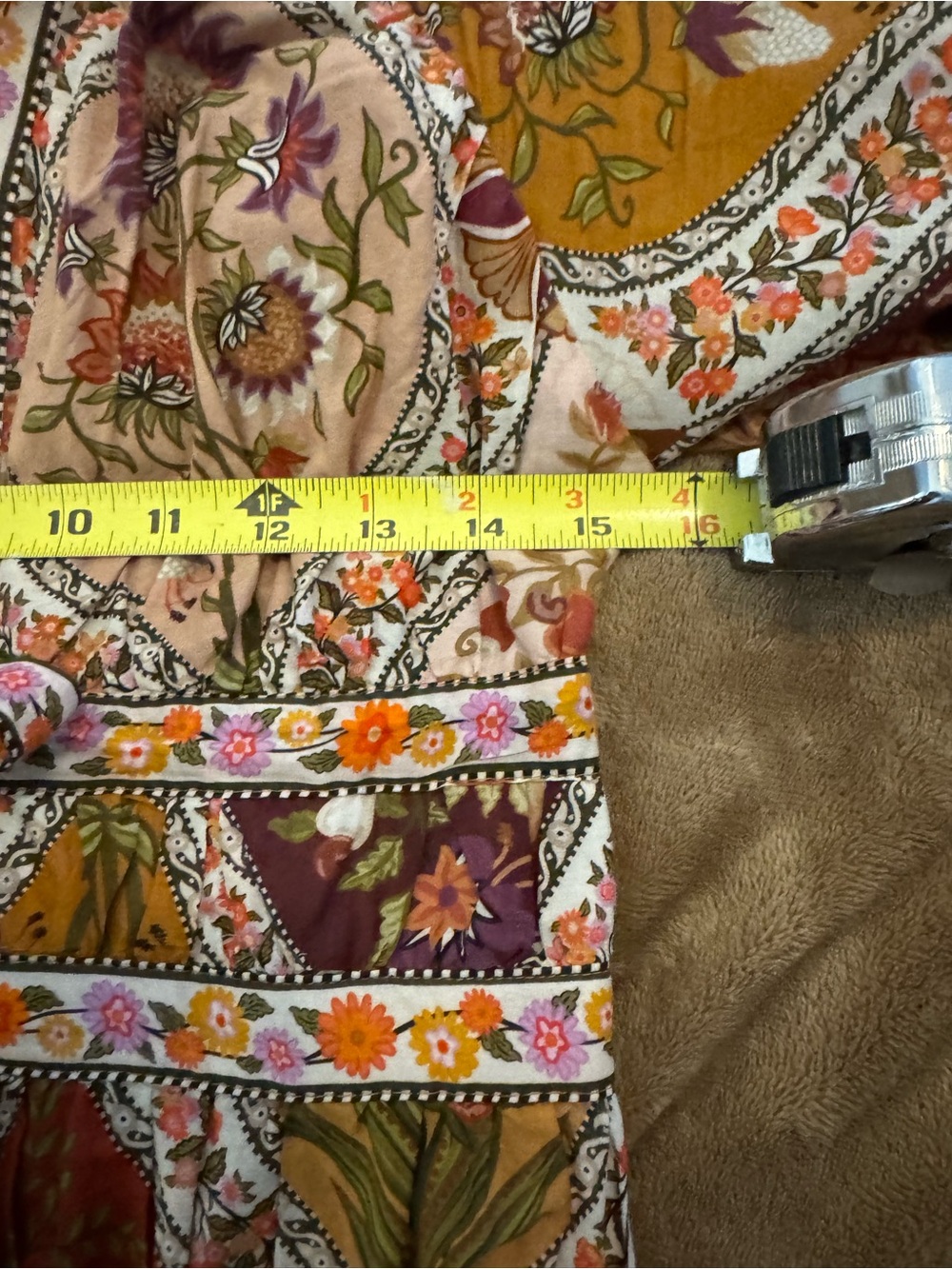 FARM Rio Pink, Red, Orange & Gold Floral Mini Dress - Picture 9 of 11